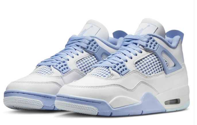 Air Jordan 4 Women's Sneakers - Forget Me Not (HV0823-100)