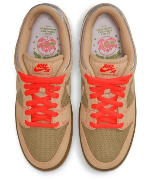 Nike SB Dunk Low Pro 'Som Tum' Skate Shoe (Canvas / Vachetta Tan / Parachute Beige)