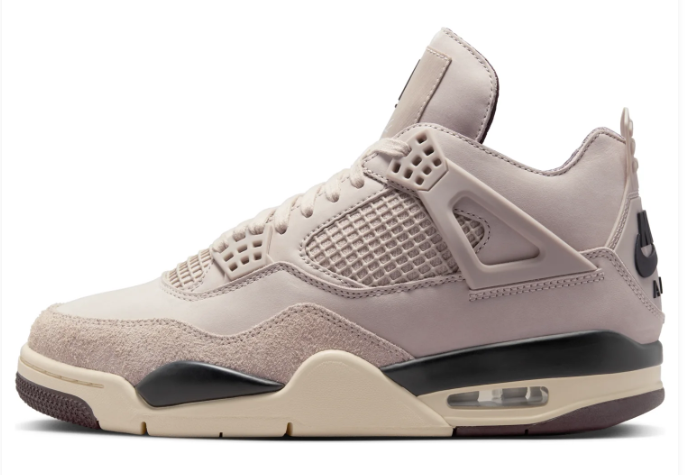 Air Jordan 4 x A Ma Maniere Women's Sneakers - Fossil Stone (FZ4810-200)