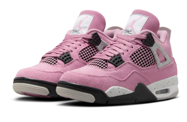 Air Jordan 4 Retro Women's Sneakers - Orchid (AQ9129-501)